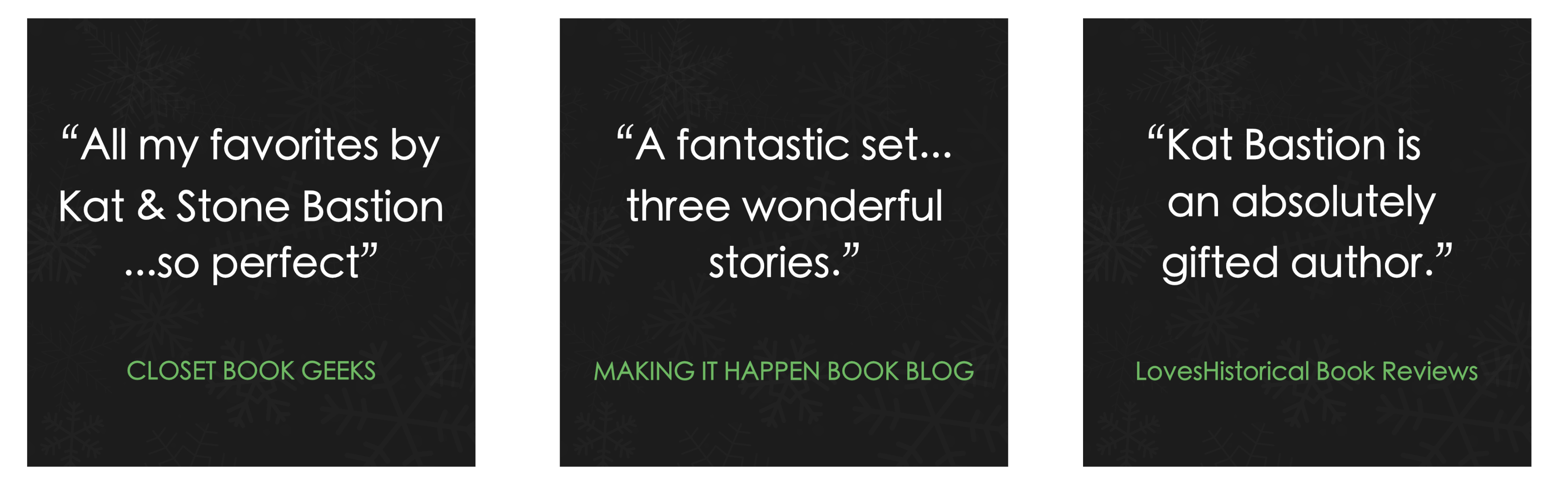 Tinsel Sand and Snow THREE SQUARE PRAISE QUOTES ONE IMAGE